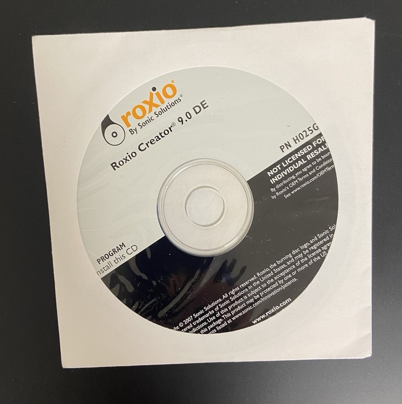 ROXIO CREATOR & MYDVD 9.0 DE SONIC SOLUTIONS INSTALL DISC DISK - NEW SEALED gallery