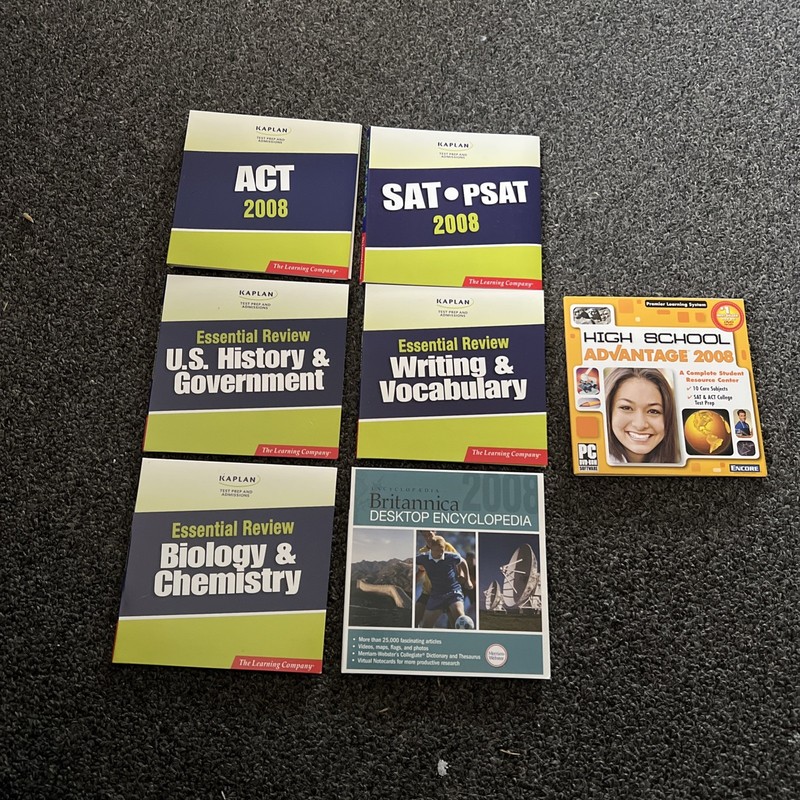 SouthWestern Advantage College Prep Pack KAPLAN ACT SAT TEST PSAT Guides Win CD gallery