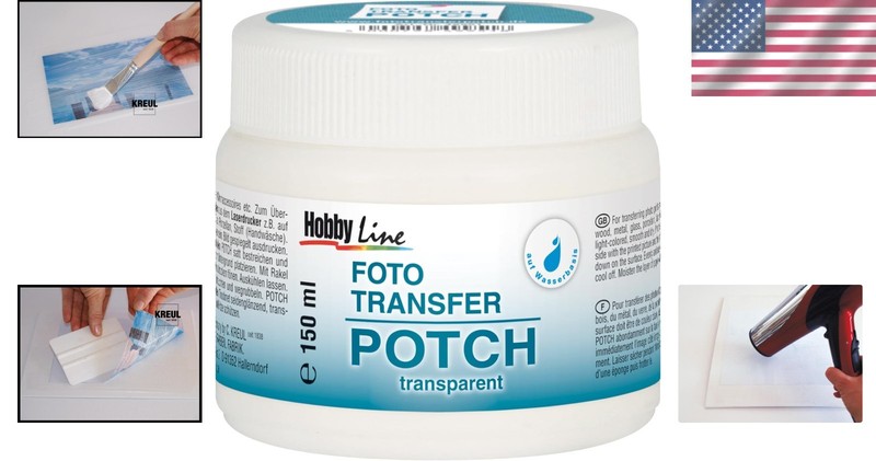 Photo Transfer Medium 150ml for Photos Prints and Images Craft Supplies gallery