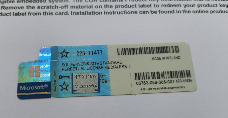 Microsoft SQL Server 2019 Standard 24 Core License unlimited User CALs 228-11477 gallery