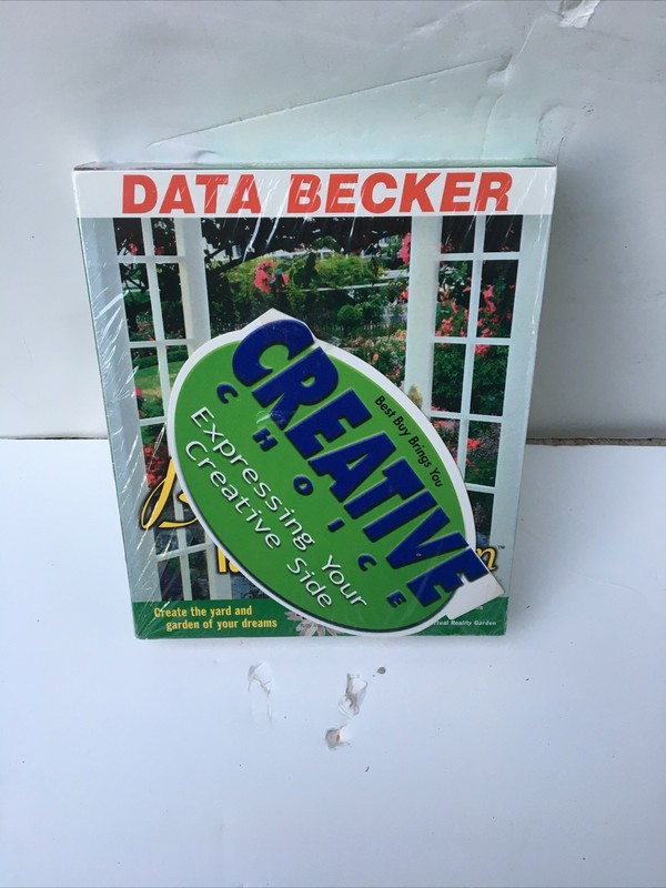 Data Becker Beautiful Land & Garden Design for Windows 95+ New