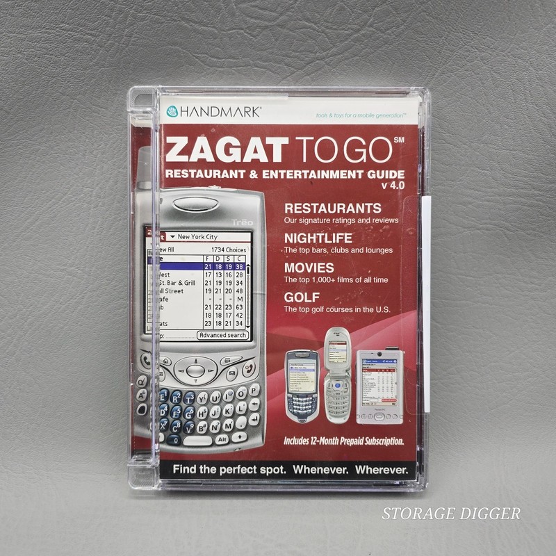 NEW Handmark Zagat To Go Restaurant & Entertainment Guide v 4.0 Mobile Software