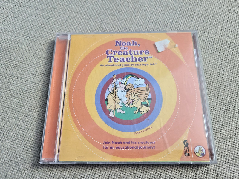 Noah, the Creature Teacher CD-ROM Educational Game Kids Bible Christian