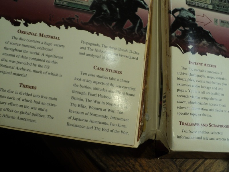 World War II Sources & Analysis History Interactive PC CD Photos Video Archives gallery