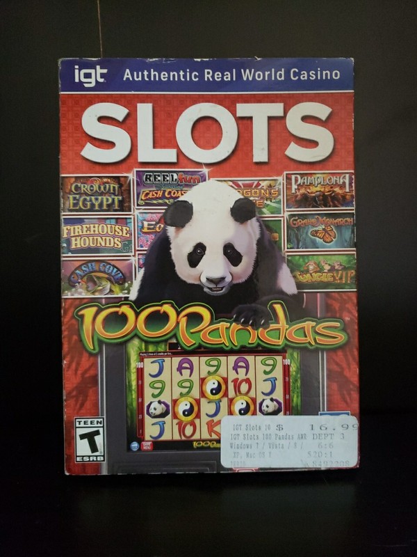 igt 100 Pandas Slots PC – Real World Casino New Sealed ~ Shelf205