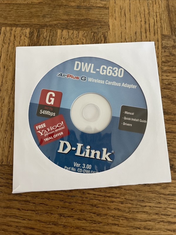 DLink DWL-G630 PC Software