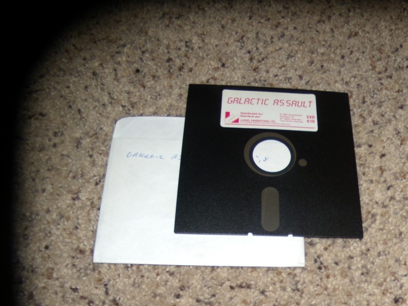 Galactic Assault Near Mint Commodore 64 C64 Game 5.25″ disk