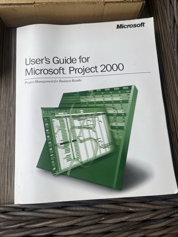 Vintage Microsoft Project 2000 SR-1 With Product CD Key gallery
