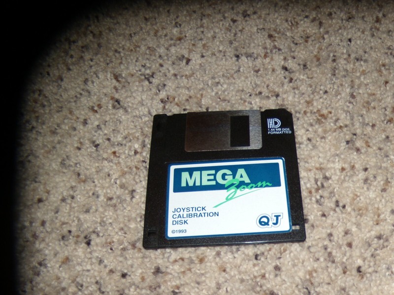 Mega Zoom Joy Stick Calibration Disk for the Commodore Amiga on 3.5″ disk