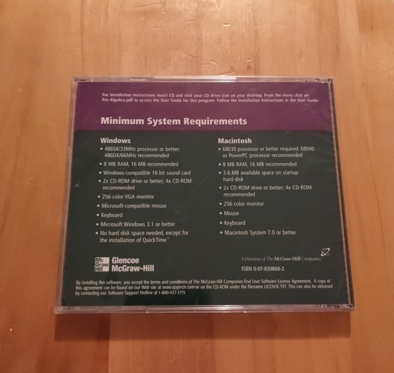 NIP Pre-Algebra CD-ROM Virtual Activities Multimedia Application 13 Activities gallery