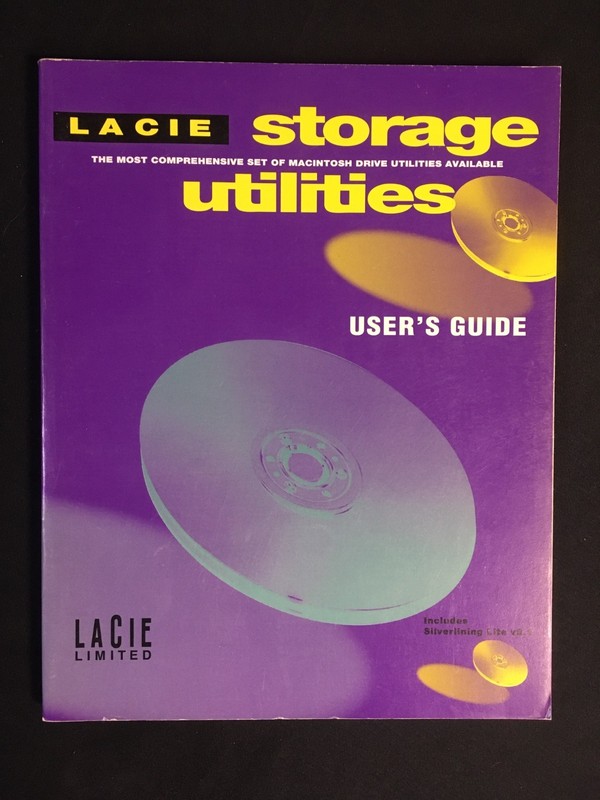 1997 LaCie Storage Utilities User's Guide 167 Pages - 5 Program Discs - For Mac gallery