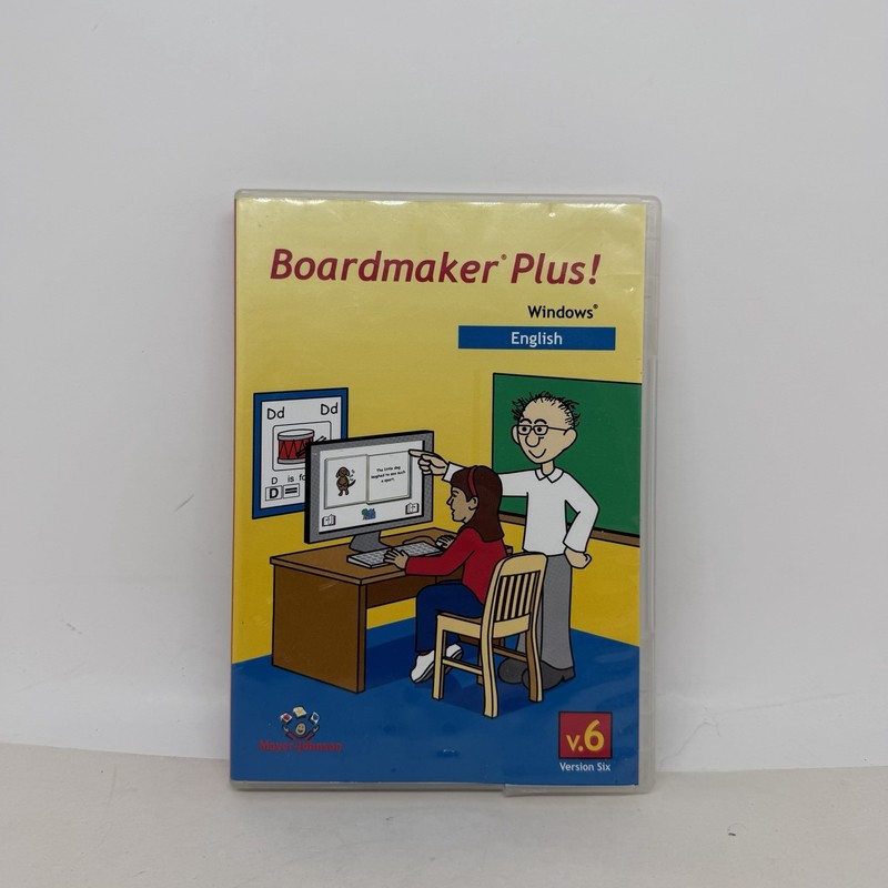 Boardmaker Plus! V.6 Windows [CD-ROM] 2 Disc Mayer-Johnson ENGLISH ’11 Bonus CD