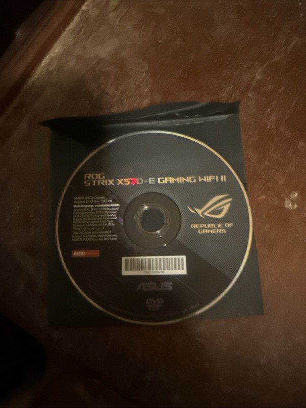 ⭐️⭐️⭐️⭐️⭐️ ASUS RoG STRIX X570-e gaming wifi II Installation Guide DVD