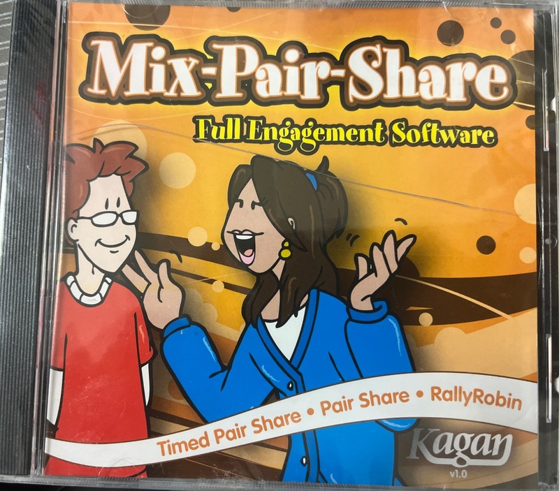 Kagan Mix-Pair-Share Full Engagement Software v1.1 CD New In Box, Sealed