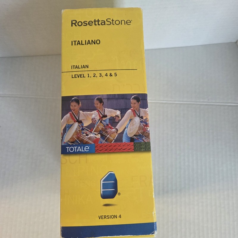 Rosetta Stone Italian Level 1-5 TOTAL v4 Language Learning Software CD gallery