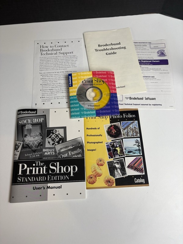 💿Broderbund The Print Shop Standard Edition: Windows 3.1 Windows 95💿 gallery