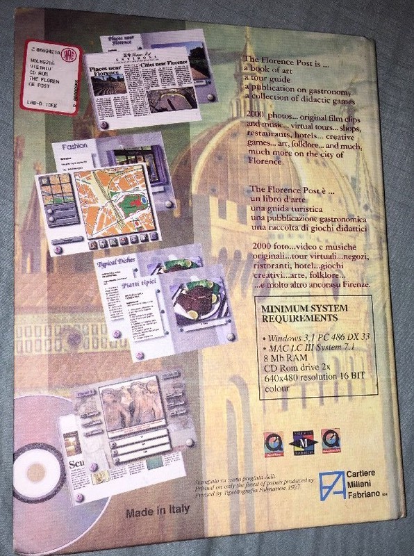 The Florence Post - CD ROM For PC And Mac - 1997 gallery