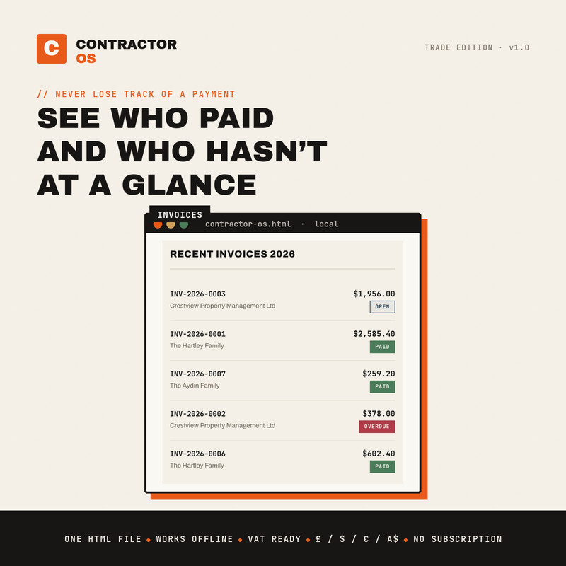 Contractor OS Pro | All-in-One Contractor Software | Estimates, Invoice, Jobs gallery