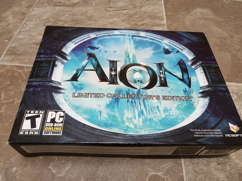 AION Limited Collector’s Edition PC DVD-ROM Game and Poster. No Figure