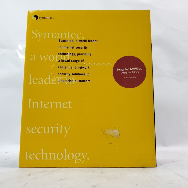 Symantec AntiVirus Enterprise Edition 8.5 Corporate Edition Box Sealed New