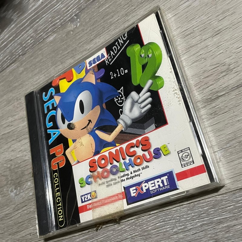 SEGA Sonic's Schoolhouse Early Learning PC CD-ROM Windows 3.1/95/98 Sega Pc gallery