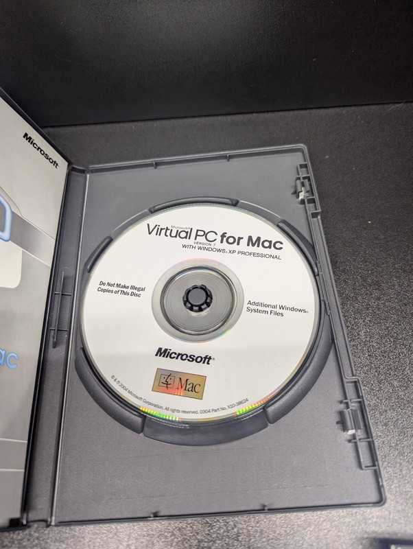 Microsoft Virtual PC For Mac - Version 7 With Windows XP Professional gallery