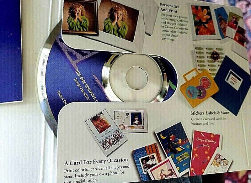 Canon Creative 3 & Printer Setup Windows 95, & 3.1 gallery
