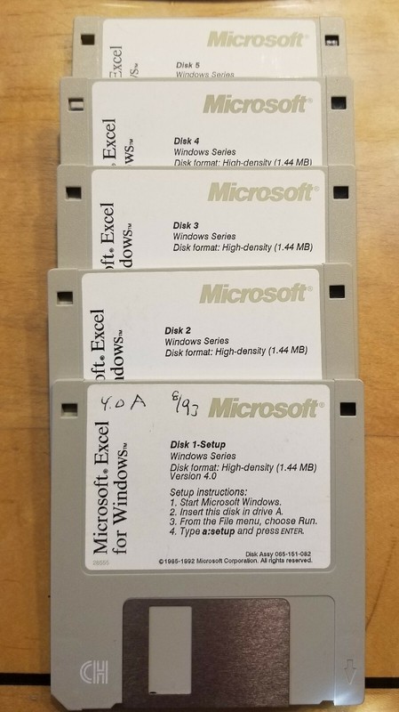 VARIOUS Vintage Windows PC Software 3.5" floppy discs Excel Snappy Morph Drivers gallery