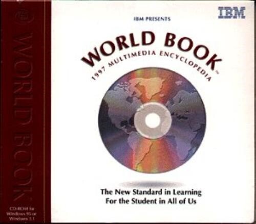 World Book Multimedia Encyclopedia (PC-CD-ROM, 1997) Windows – NEW CD in SLEEVE