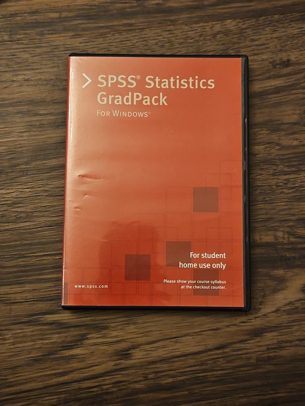 SPSS Statistics GradPack 17 Software Windows