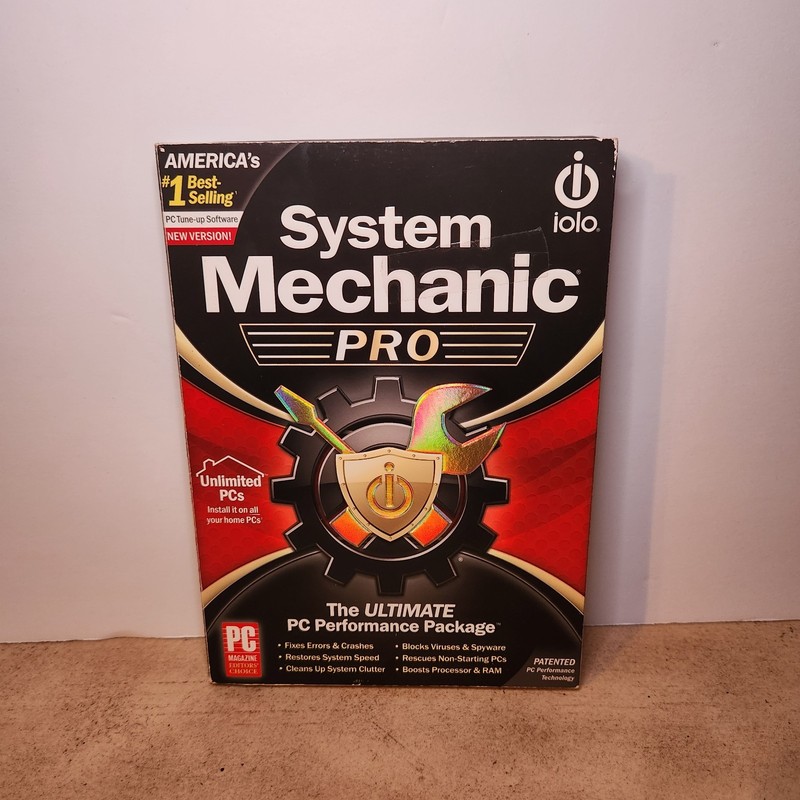 iolo System Mechanic Pro PC Tune Up Software 2011 For Windows 7, 8, Vista & XP