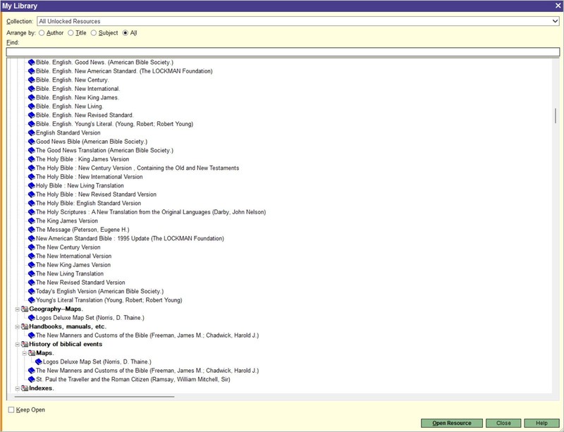 Logos Bible Scholar's Library software (DVD for Windows) gallery
