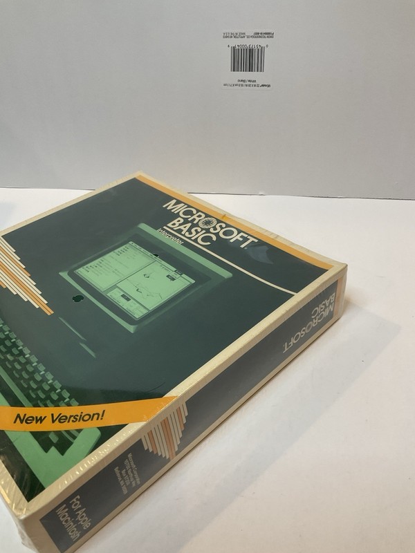 Vintage Macintosh Microsoft BASIC Interpreter OEM Sealed NOS gallery