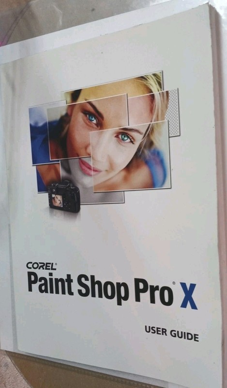 Coral Paint Shop Pro X User Guide – Manual Only (2005) Very Good Cond Free Ship