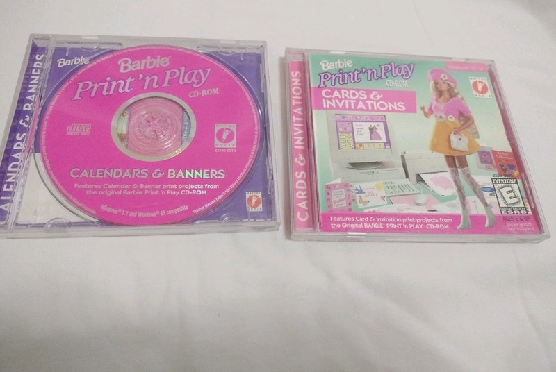 Barbie Print ‘n Play PC CDS Invitations, Decoration, party, Calendar & Banners