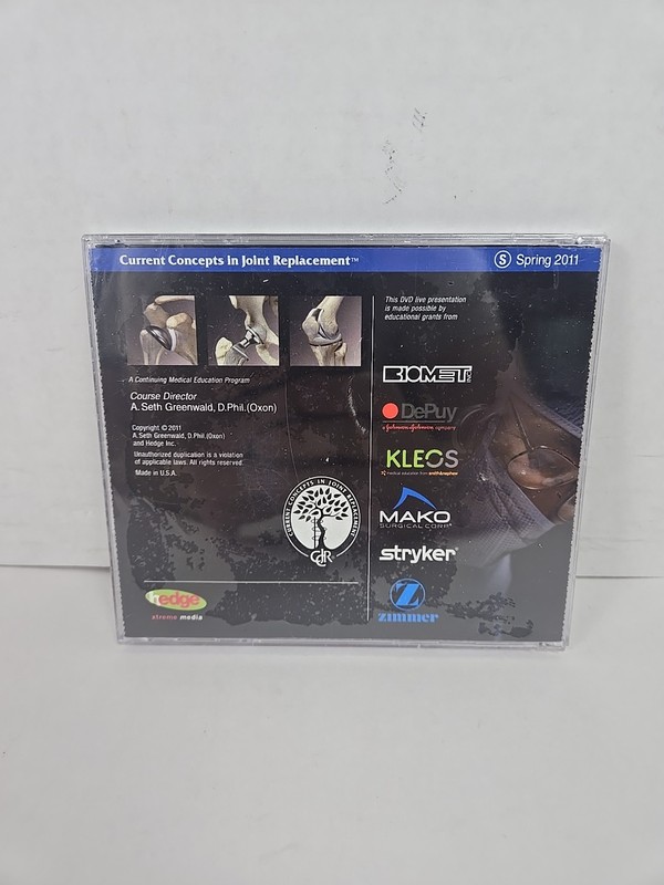 Current Concepts in Joint Replacement (Spring 2011 in Las Vegas) New/Sealed gallery