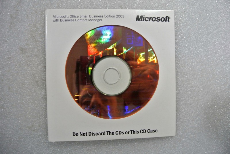 MICROSOFT OFFICE 2003 SMALL BUSINESS EDITION W/CONTACT MANAGER