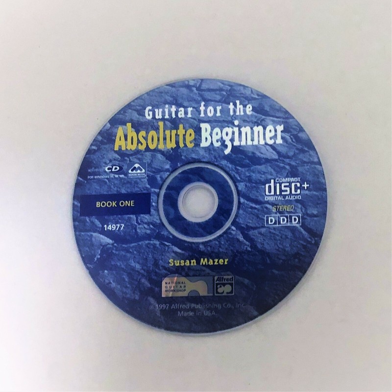 “Guitar for the Absolute Beginner” Book One CD ONLY Windows 95/98/NT