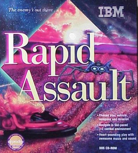 Rapid Assault PC CD futuristic car driving overthrow the government combat game!