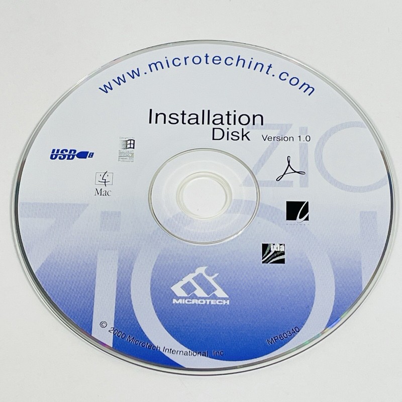 Microtech Installation Disk Version 1.0 for Windows and Macintosh