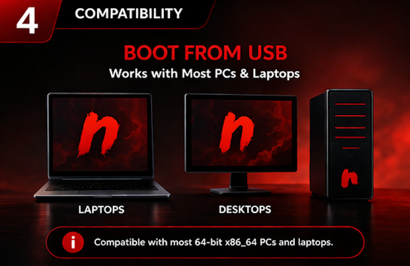 Nobara OS USB Bootable Flash Drive 64 Bit Linux Live Gaming Installer Latest gallery