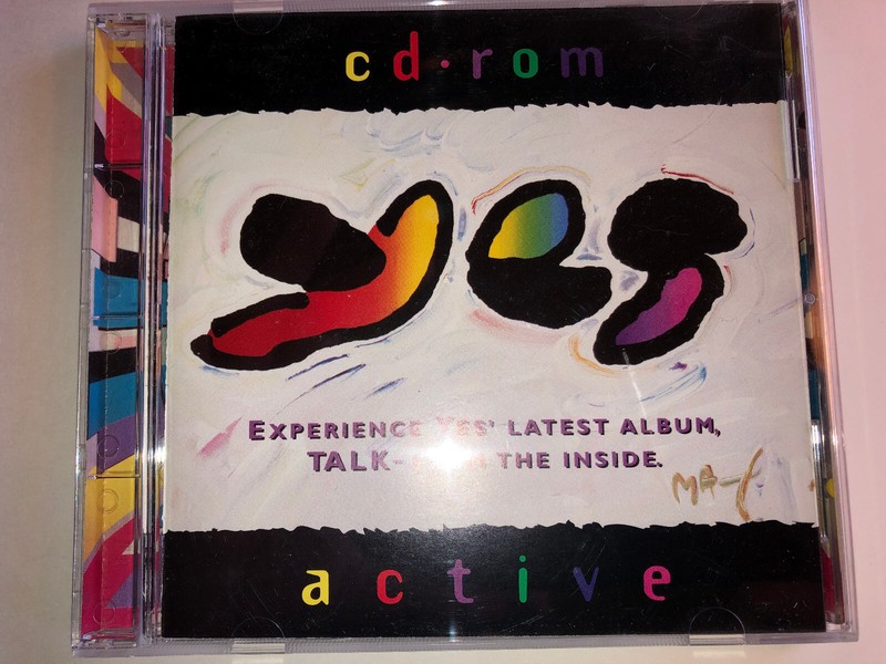 YES - ACTIVE CD-ROM - (Talk - from the Inside) (VERY RARE PC Music Software)