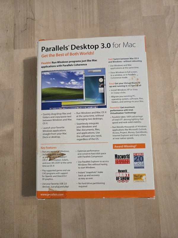 PARALLELS DESKTOP 3.0 for MAC - Run Windows on MAC gallery