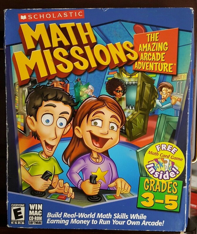 Math Missions: The Amazing Arcade Adventure with Math Card Game – BRAND NEW!!