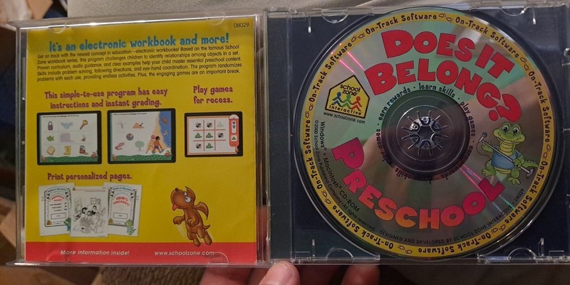 Does It Belong? Preschool Ages 3-5 School Zone Interactive CD-ROM (2004) gallery