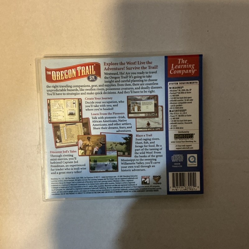 The Learning Company Oregon Trail 5th Edition History CD Windows & Mac English gallery