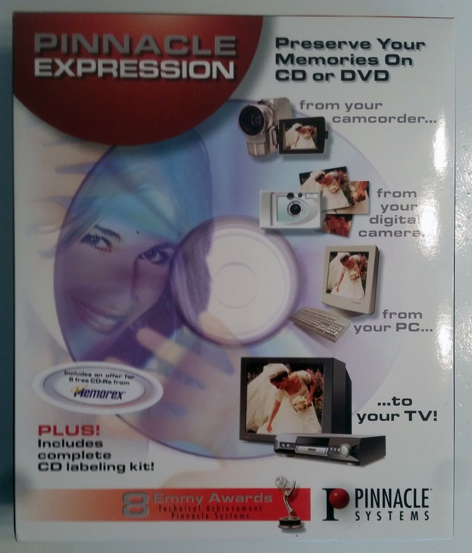 Pinnacle Expression 2002 – Home Movies & Photos to CD/DVD – Windows 2000/XP