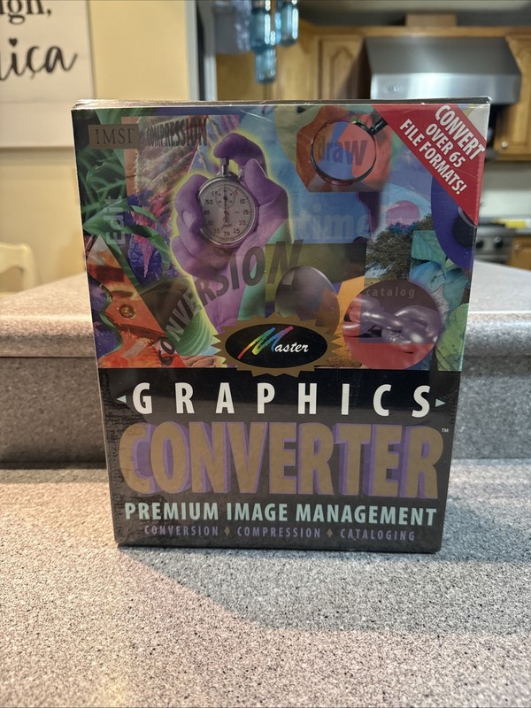 Sealed Vintage Inside Master Graphics Image Converter For Windows 3.1/95