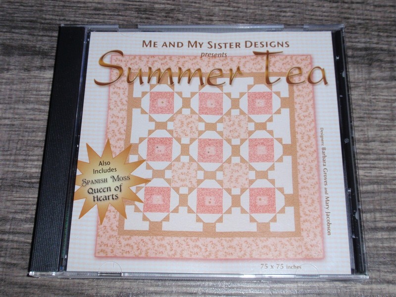 Me And My Sister Quilt Designs Summer Tea PC/Mac CD-ROM 2004 for Windows 98/XP