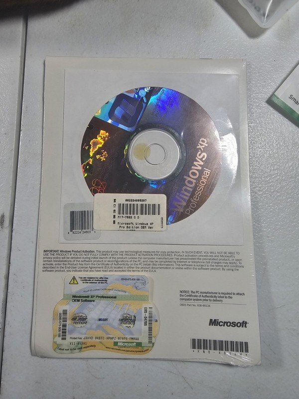 MICROSOFT WINDOWS XP PROFESSIONAL FULL OPERATING SYSTEM MS WIN PRO SEALED 2002 gallery